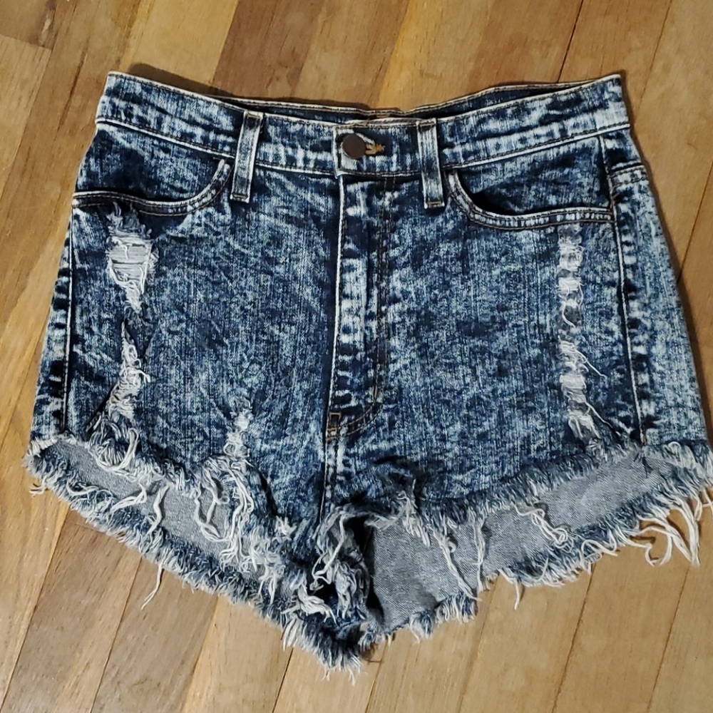 High waisted Jean shorts